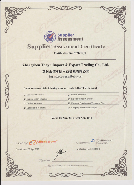 Zhengzhou ThoYu Mechanical &amp; Electrical Equipment CO.,LTD.